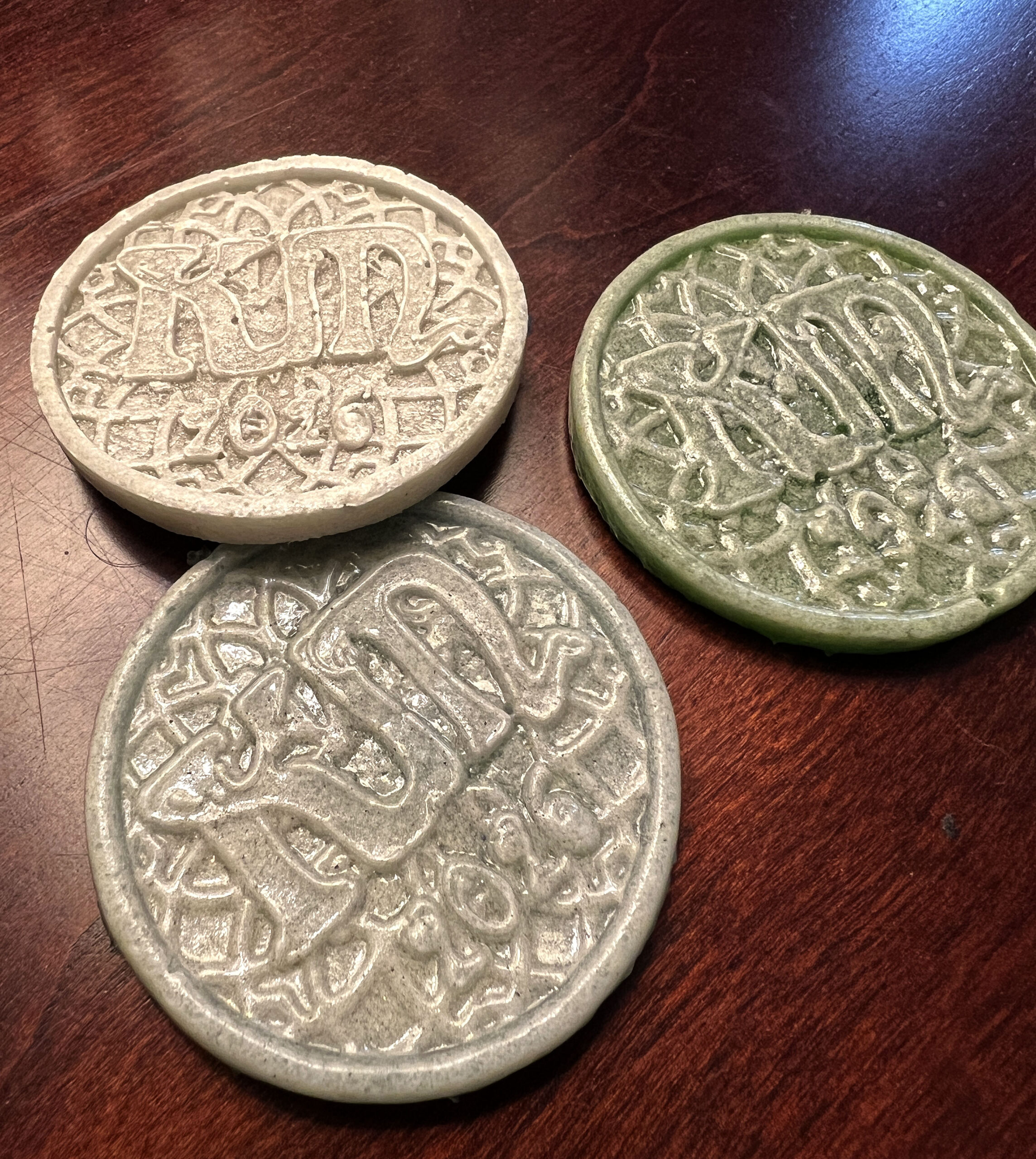 Recycled Glass Doubloons